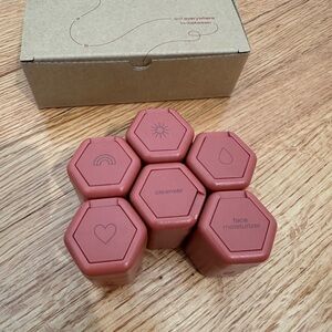 Cadence Toiletry Containers Set of 6 New